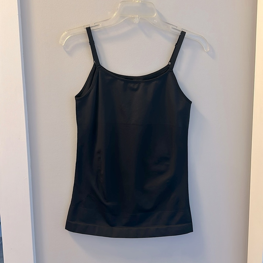 Empetua shapewear tank top w/adjustable straps, size 2XL but fits like a tight L